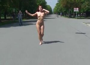 Public nude humiliation
